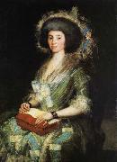 Francisco de goya y Lucientes Portrait of the Wife of Juan Agust Spain oil painting artist